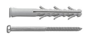 TC-6E Rahmendübel mit Sechskantschraube