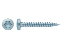 Spanplattenschrauben, Linsenkopf, TORX, verzinkt