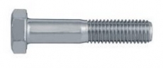 6-KT Schraube Teilgewinde M10x40 verzinkt (1 Stk) 8.8 DIN 931