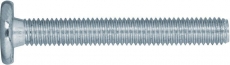 Möbelschraube M6x35 verzinkt (10 Stk) Kopf 14mm