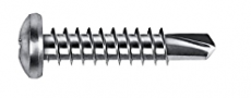 Linsen Bohrschrauben 3,5x16, Edelstahl, (10 Stk), TX, DIN 7504N