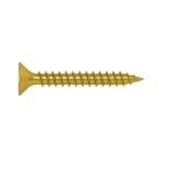 6x25 (10 Stk) Spanplattenschraube, Gelb verzinkt, PZ, Vollgewinde