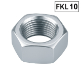 Sechskantmuttern M10 verzinkt FKL.10 DIN 934