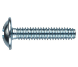 Linsenkopfschraube mit Bund M5x12 verzinkt (10 Stk) DIN 967