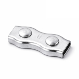 8mm Duplex Seilklemme Edelstahl A4