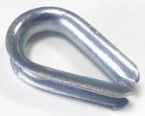 22mm Seilkausche B verzinkt DIN 6899