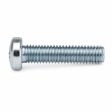 Linsenkopfschraube M2x5 verzinkt (10 Stk) DIN 7985