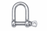 Schäkel Gerade mit Augbolzen 5mm verzinkt