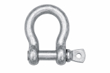 Schäkel geschweift mit Augbolzen 8mm verzinkt