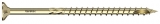 Holzbauschraube Senkkopf 4x35 gelb verzinkt