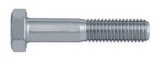 6-KT Schraube Teilgewinde M10x55 verzinkt (1 Stk) 8.8 DIN 931