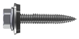 Dünnblechschrauben Bimetal A2/St. 6,0x25 + 16mm EPDM